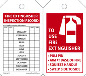 Tags, Fire Extinguisher